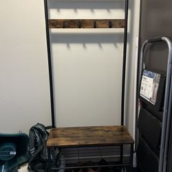 Parke Hall Tree 27.6'' Wide with Bench and Shoe Storage