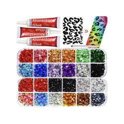 🍿 $6 Brand New In Box Rhinestone Glue Clear with Rhinestones for Crafts