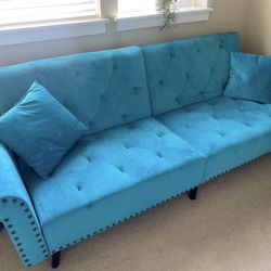 Tufted Convertible Couch 