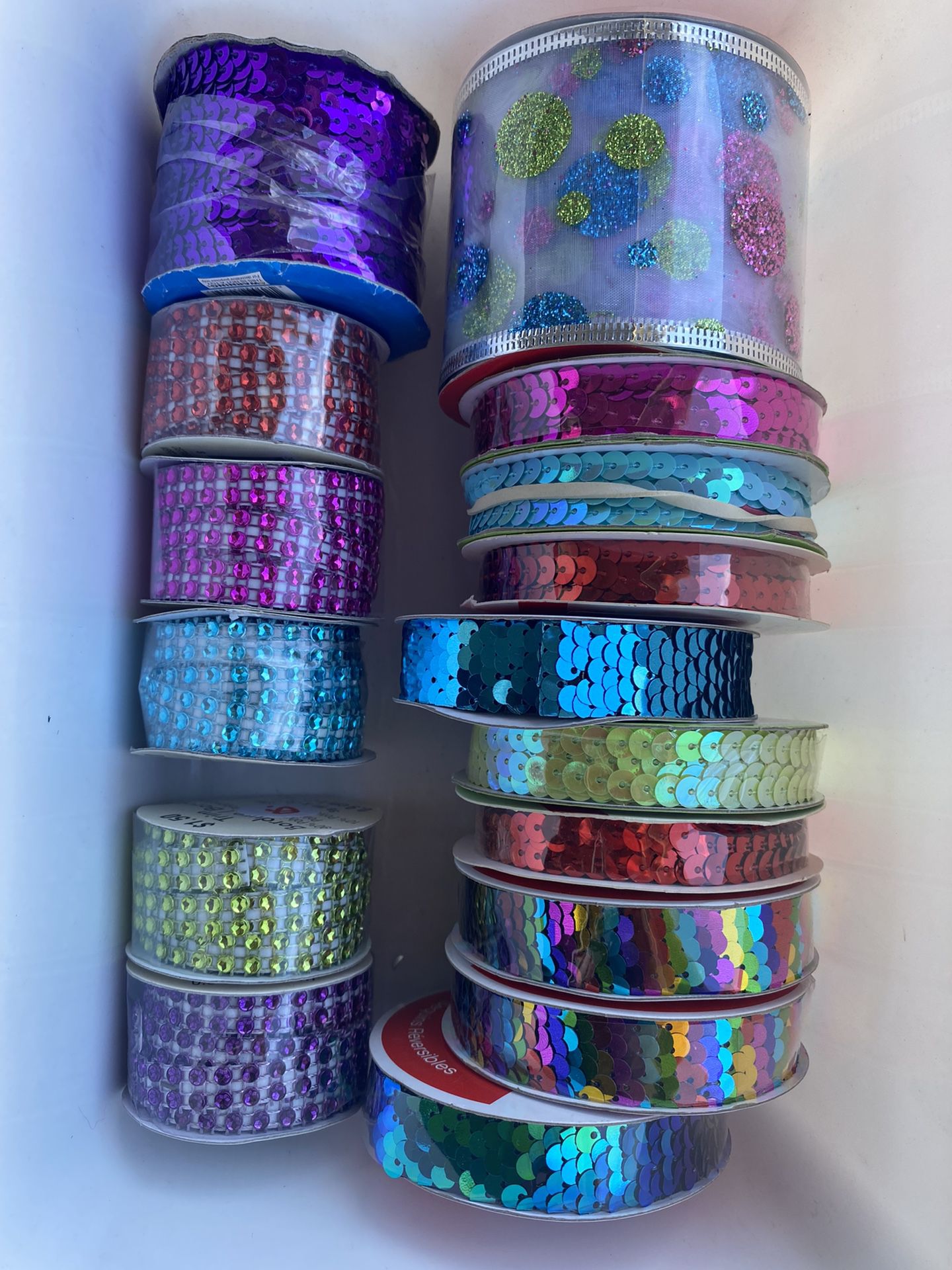 Sequin And Beaded Ribbon Lot