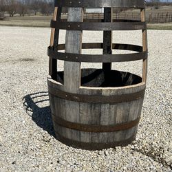 Whiskey Barrel Planters