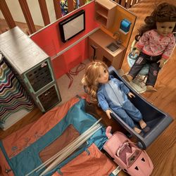 American Dolls And Clothes Plus Additional Accessories 