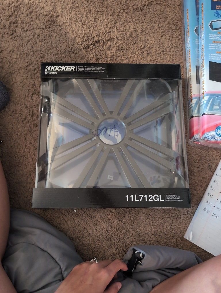12" Kicker Speaker Grill