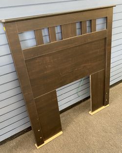 Brand new wooden TWIN Headboard (expresso)