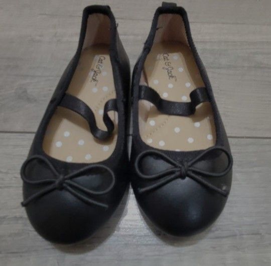 Cat & Jack Black Toddler Flat Shoes
