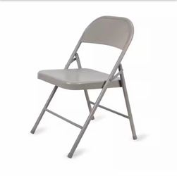 Steel Folding Chair-Beige (2)