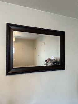 Dark brown/ black mirror
