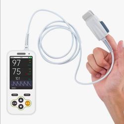 Yimi Life Handheld Medical Pulse Oximeter with Real-Time SpO2 Level Alarm - Continuous Infant Monitoring Baby Oxygen Monitor & Adult Finger probe Spot