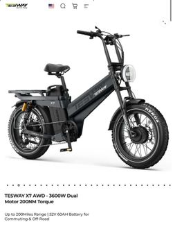 TESWAY X7 AWD - 3600W Dual Motor 200NM Torque