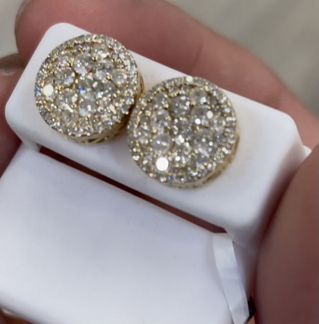 14K VS Diamond Earrings 