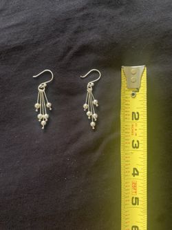 Stylish 950 Peruvian Silver Earings