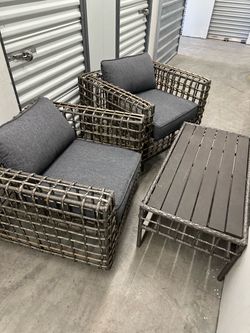 3-Piece Outdoor Patio Furniture Set