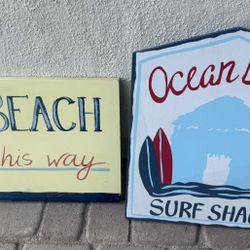 Surf And Beach Wall Art Home Decor