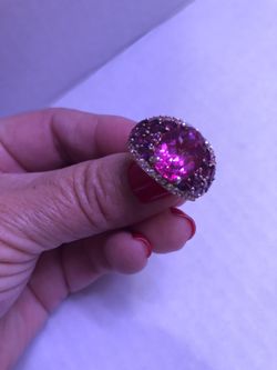 Rose Gold Over Sterling Silver Ring