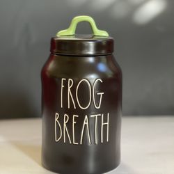 Rae Dunn Frog Breath canister 