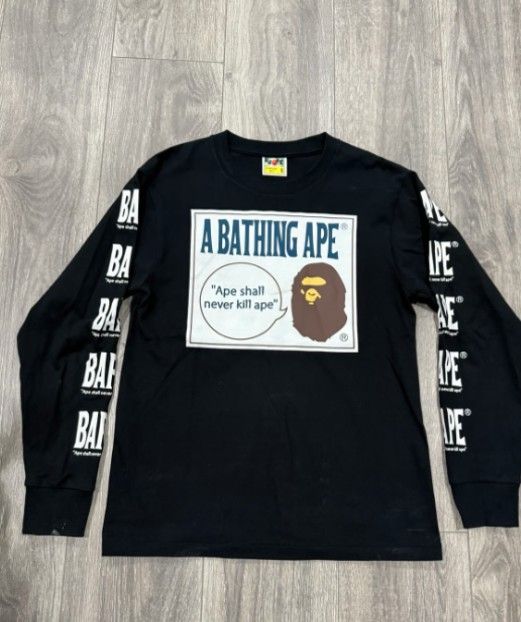Bape long sleeve T shirt