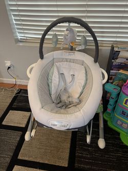 Graco Soothe 'N Sway LX Baby Swing with Portable Bouncer