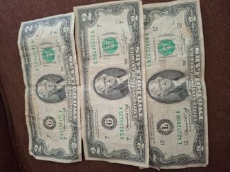 Vintage $2 bills
