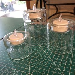 Vintage Princess House Tea Lite Holders