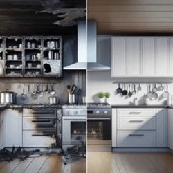 Kitchen cabinets
