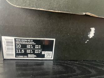 Nike Zoom KD III Sneakers Size 10