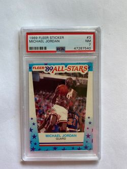 Michael Jordan 1989-1990 fleer psa.