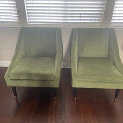 Olive Green Accent Chairs 