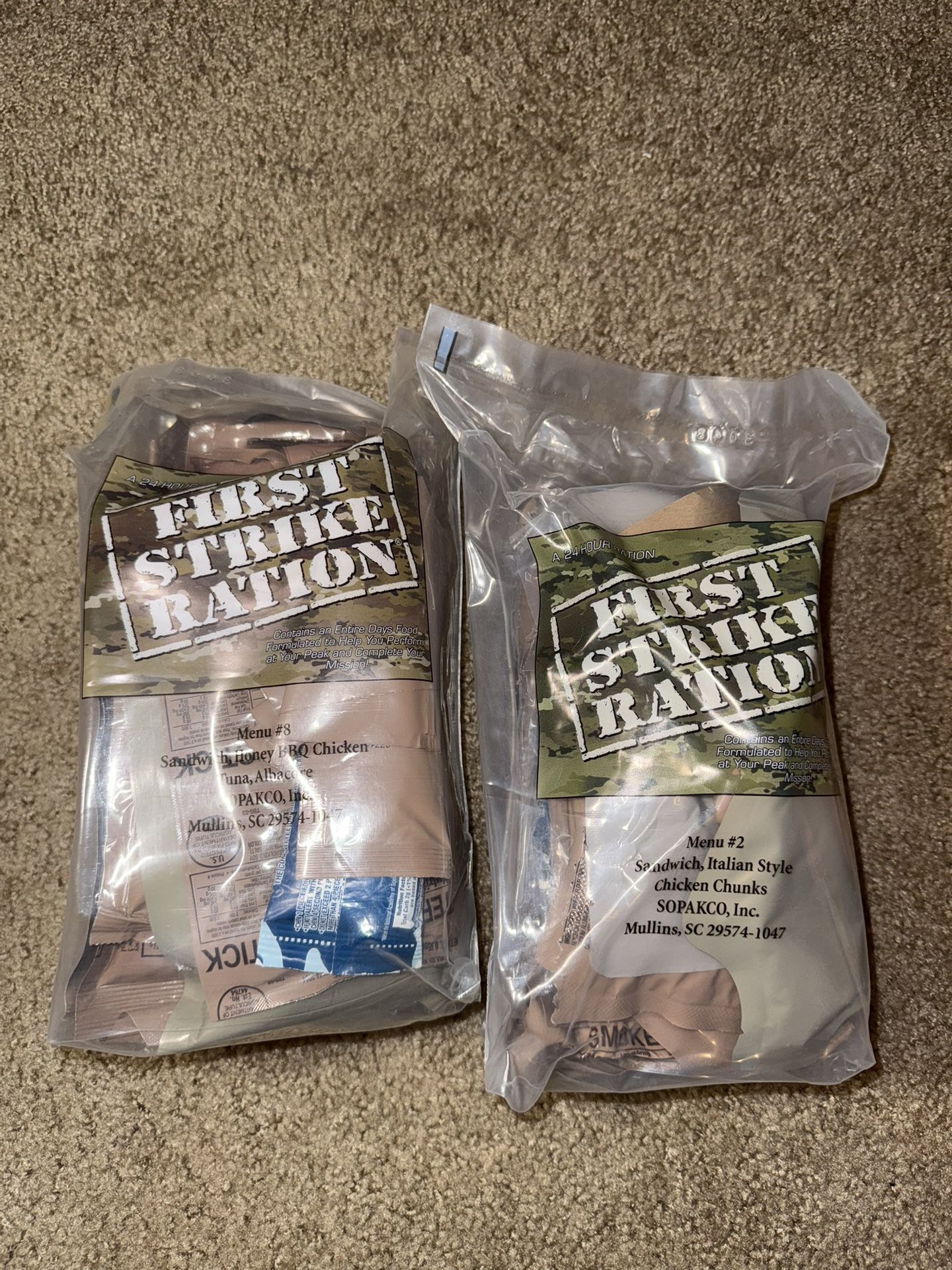 Meals Ready to Eat (MRE)