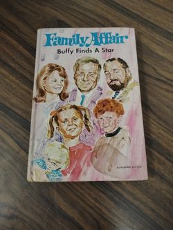 Vintage Old 1970 Family Affair HC Book Buffy Finds A Star