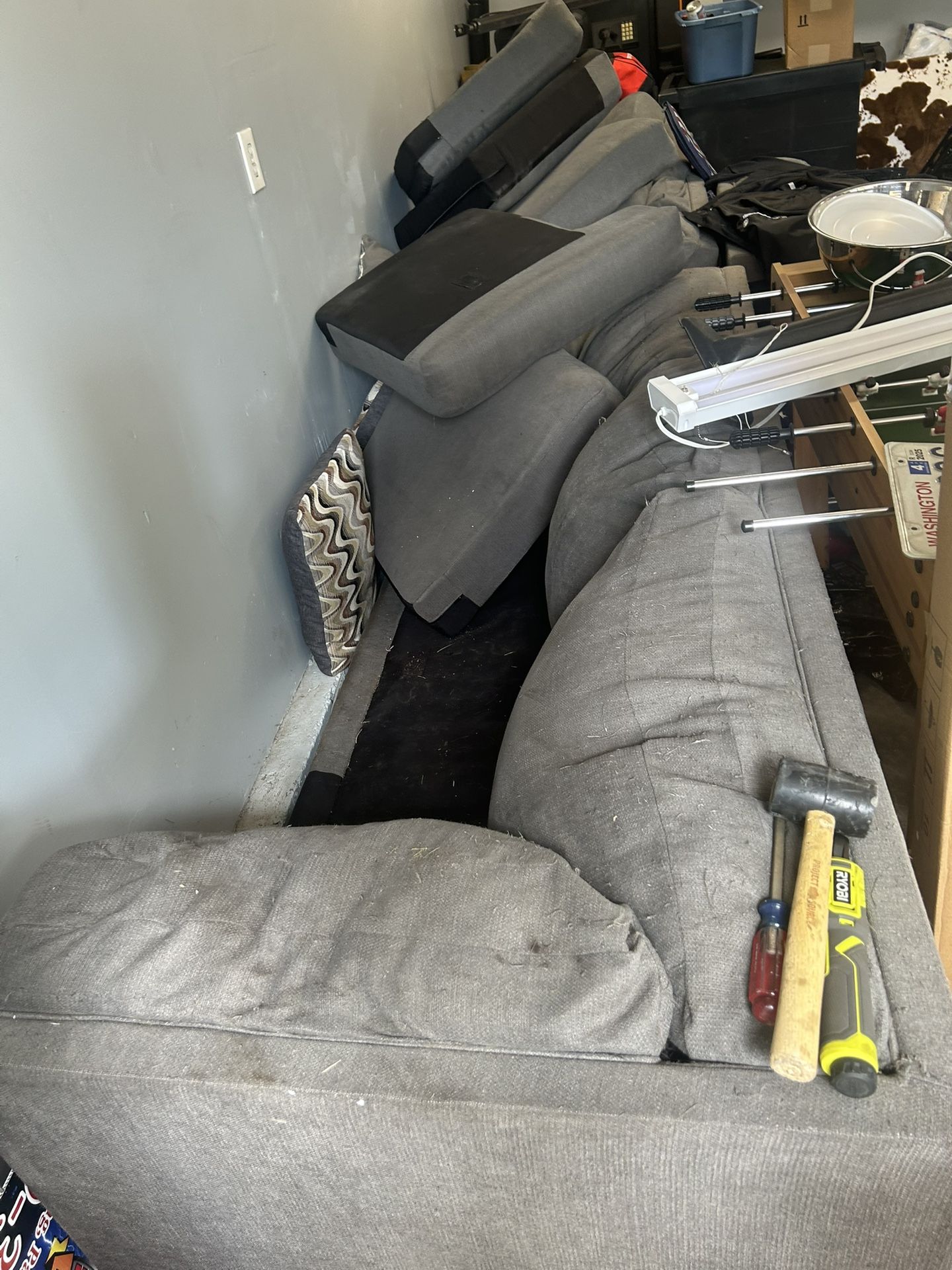 Grey Sectional Couch