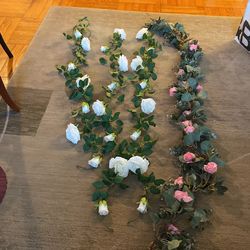  Beautiful Silk flower strands for decorations !!!!