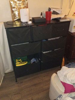 Black dresser