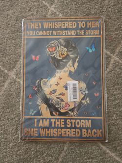 Metal poster