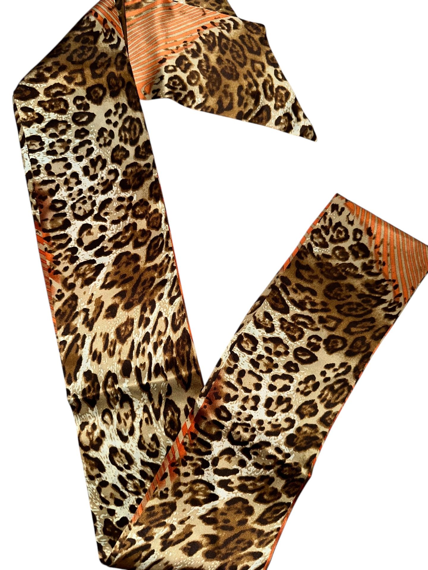 Bebe Leopard Print Twilly