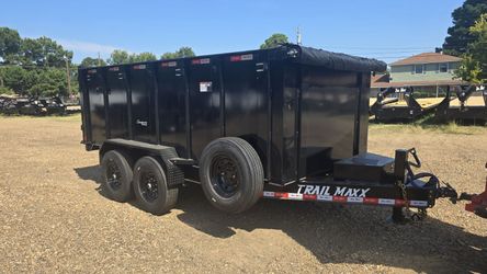 TrailMaxx 14ft Dump Trailer with 4ft Walls