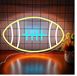 Football Neon LED Wall Sign