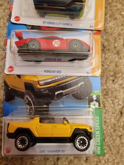 Hot Wheels Hummer EV,Porsche 935, '85 Honda City Turbo