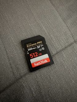 512GB SanDisk SD Card