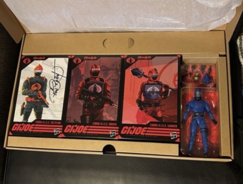 G.I. Joe Haslab Hiss tank 4 figure set - No Hiss Tank