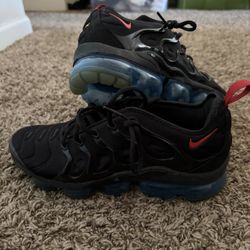 Nike VaporMax Plus Black Red & Blue. Men’s size 9 Worn Twice