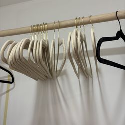 Gold hangers