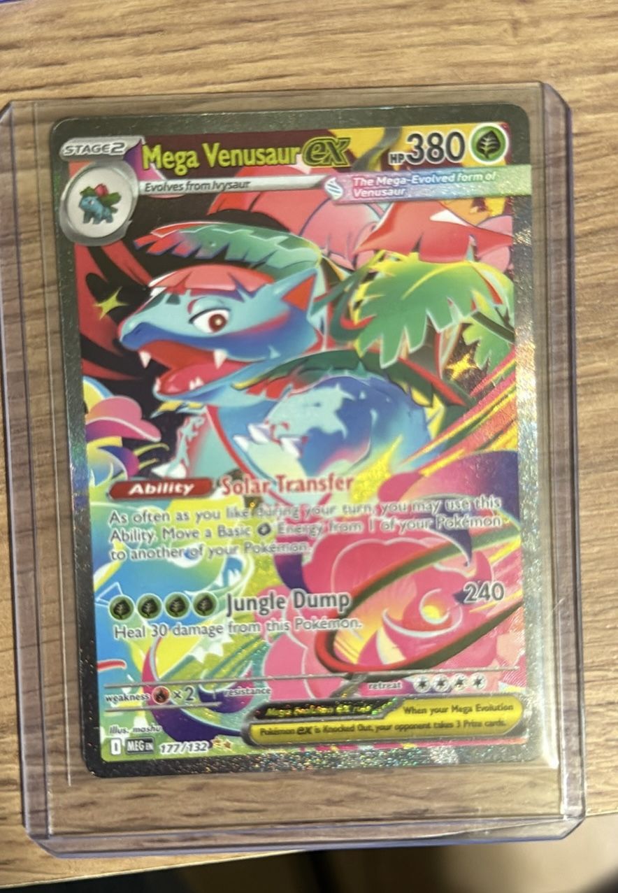 FS/NT Pokemon - Mega Evolution Venusaur EX Sir 177/132
