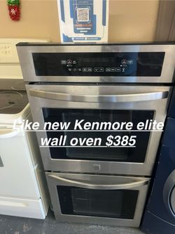 Like New Kenmore élite wall oven