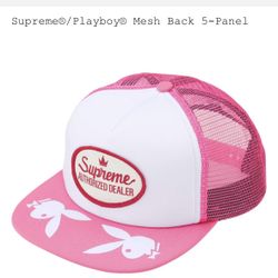 Supreme x Playboy Mesh Back 5 Panel Trucker Hats New