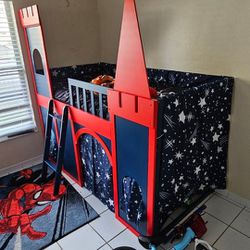 Twin Size Castle Bed. For Child