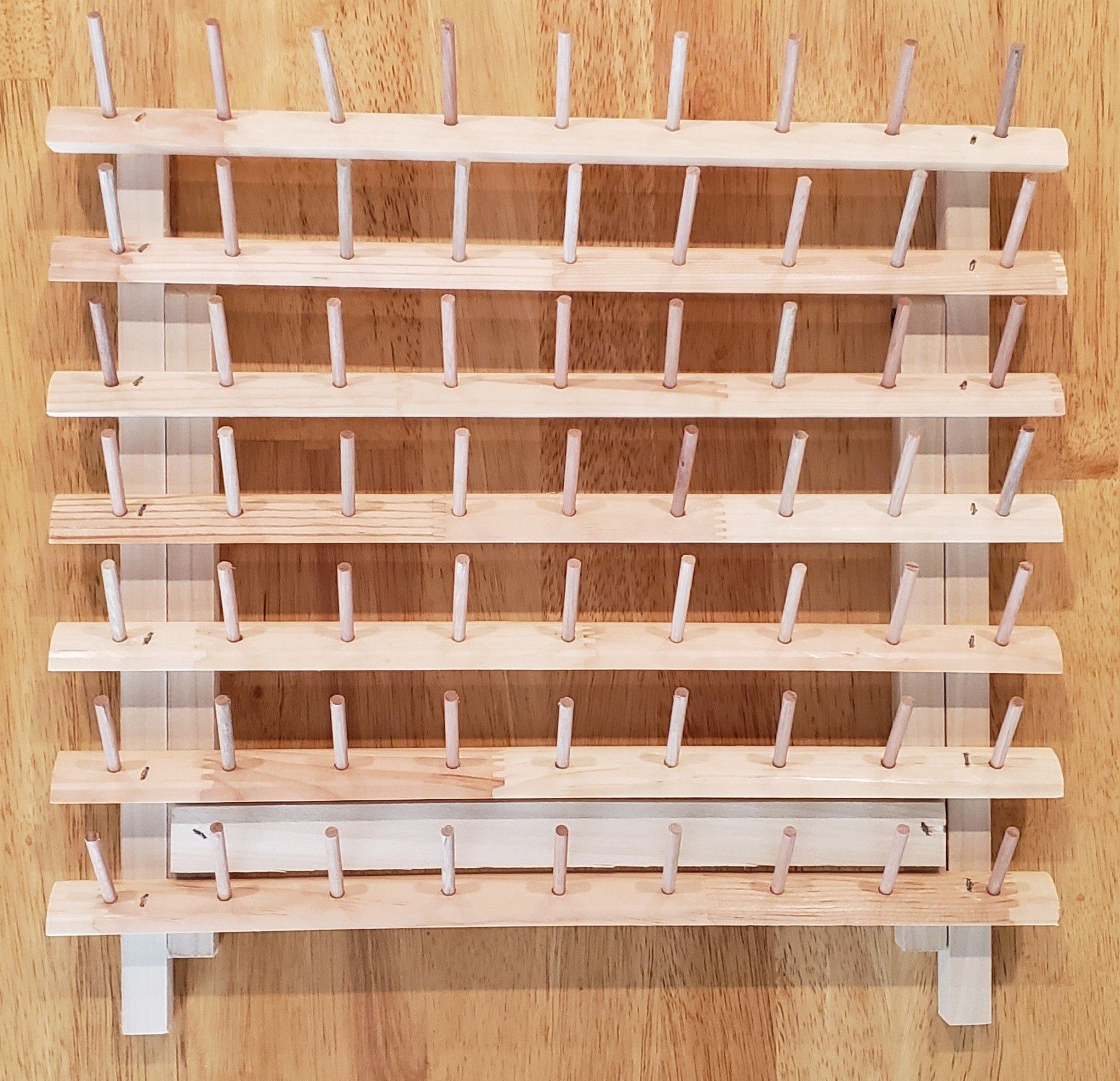 Wooden Thread Rack - Sewing & Embroidery Thread Holder