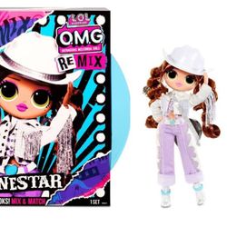 L.O.L. Surprise! O.M.G. Remix Lonestar Fashion Doll – 25 Surprises with Music