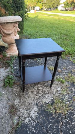 Solid wood table