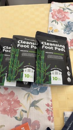 Bandoo Cleansing Foot Pads – 3 Packs