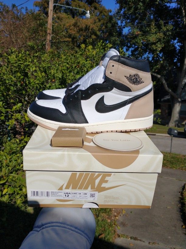 New Women's Air Jordan Retro High Latte Wmn Size 12/ Men Size